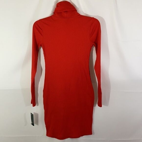 Wild Fable ribbed Turtle Neck Mini Bodycon Dress - Picture 4 of 4
